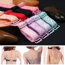 Lace Bra Straps Non-slip Straps Metal Buckle Shoulder Straps Underwear Accessory