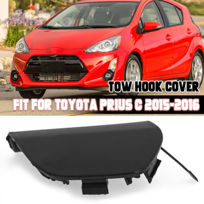 Fits Toyota Prius C 2015-16 Front Bumper Tow Hook Cover Unprimed Eye Towing Cap