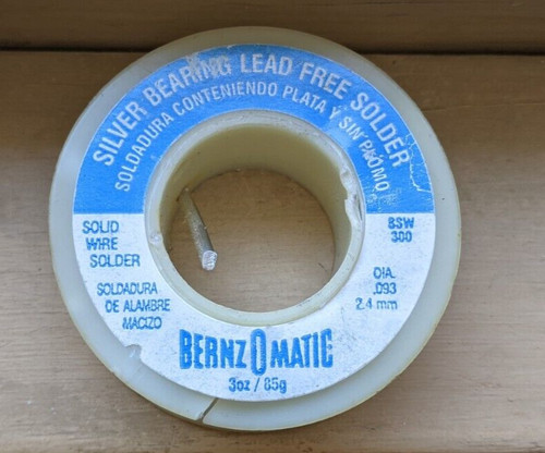 BernzOmatic plumbing solder bearing SSW300 1.7 Oz (partial roll)