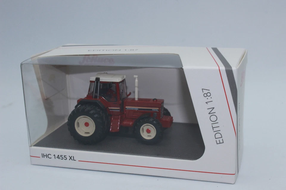 Schuco 452669700 Ihc 1455 XL Twin Wheels Rear Red 1:87 H0 New IN Boxed - Image 3 of 4