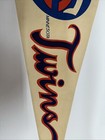 Rare 1970’s Vintage Minnesota Twins Baseball Mlb 12x30 Pennant Flag Red — photo 4