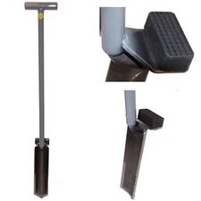 Lesche Ground Shark 40” Shovel w/ Serrations for Metal Detecting Gardening