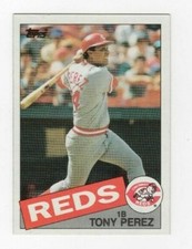 Tony Perez 1985 Topps Baseball Base Common #675 Cincinnati Reds