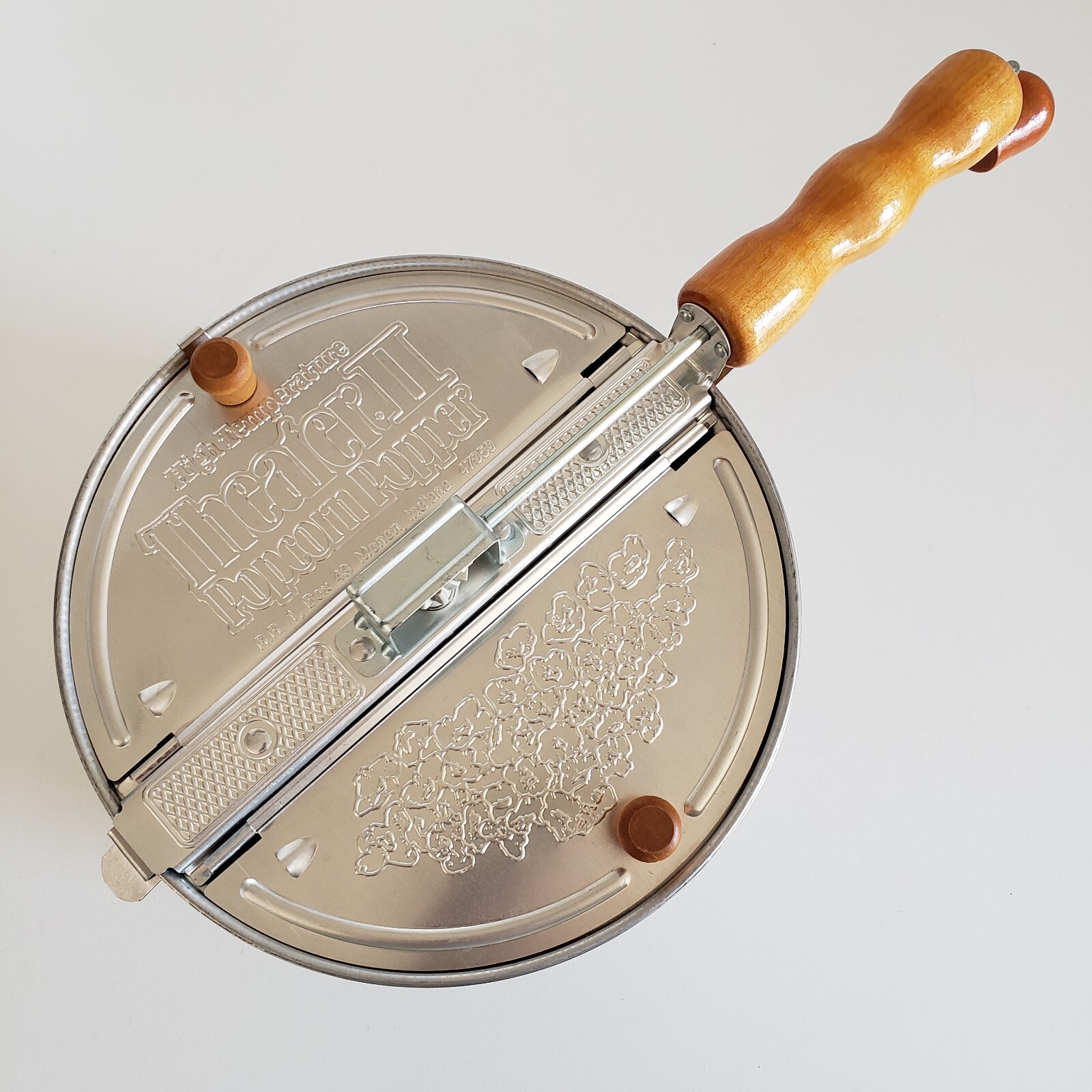 High Temperature Theater II Popcorn Popper Alum Stovetop Pot Camping