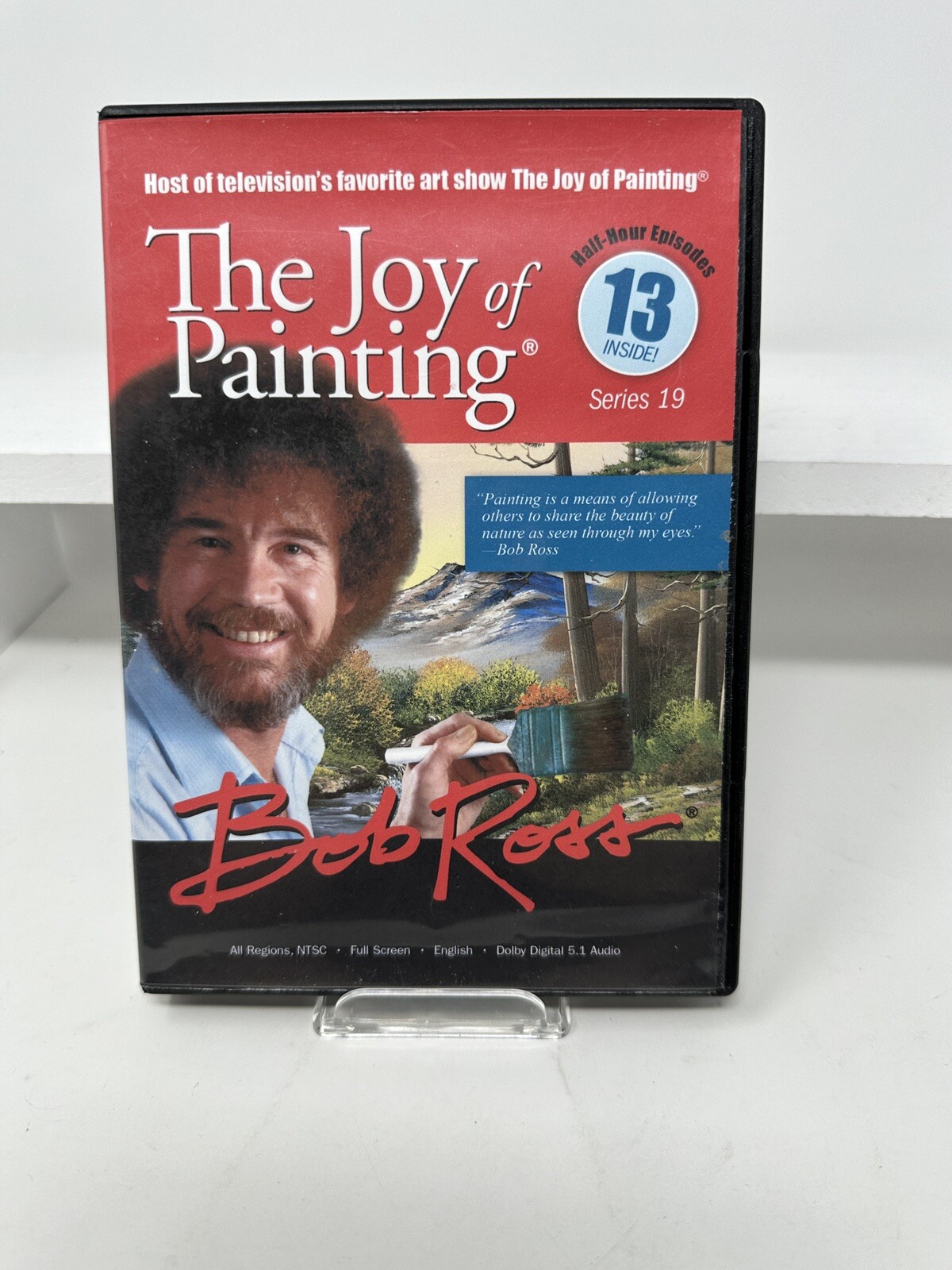 Bob Ross “The Joy Of Painting” Series 19 DVD Set 3 Discs 13 Episodes