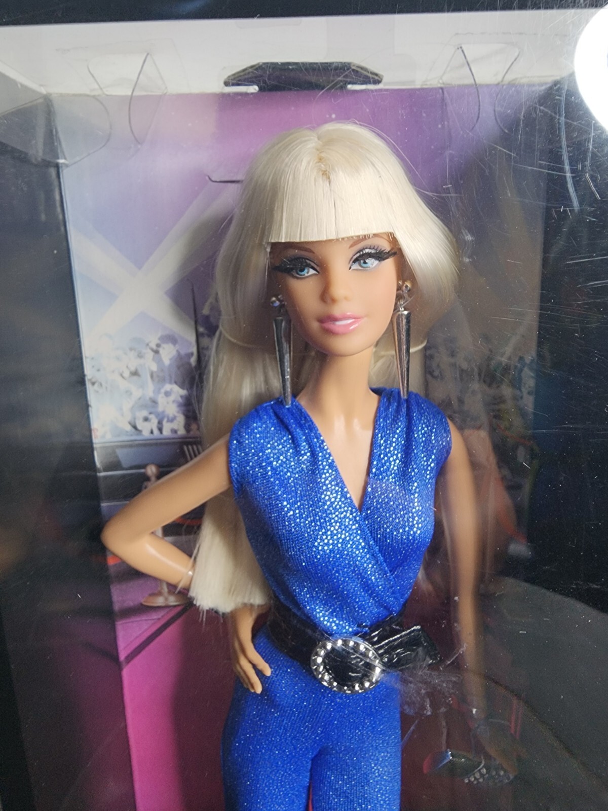Poupée Barbie Red Carpet 2013 - The Barbie Look BJV54 - Robe Bleue Collier - NRFB