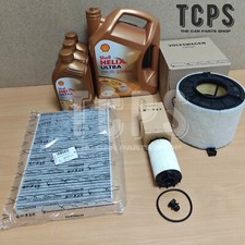 FOR AUDI RS5 2.9 TFSI QUATTRO MK2 GENUINE SERVICE KIT SHELL 0W30 AIR OIL CABIN