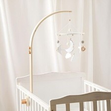 Baby Crib Mobile Arm, Natural Mobile Holder For Nursery Decor, Infant Toy, Focus