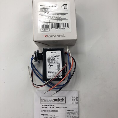 Acuity Controls / Sensor Switch PP20 - Power Pack 184CHH NEW