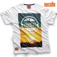 SCRUFFS SUNRISE WHITE WORK T-SHIRT / WORKWEAR TEE IN SIZES S,M,L,XL,2XL