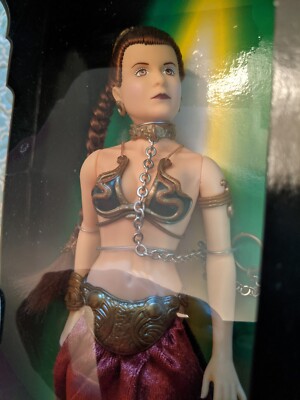 Hasbro Princess Leia with Chain Figure Star Wars Power Force Slave Gold  Bikini