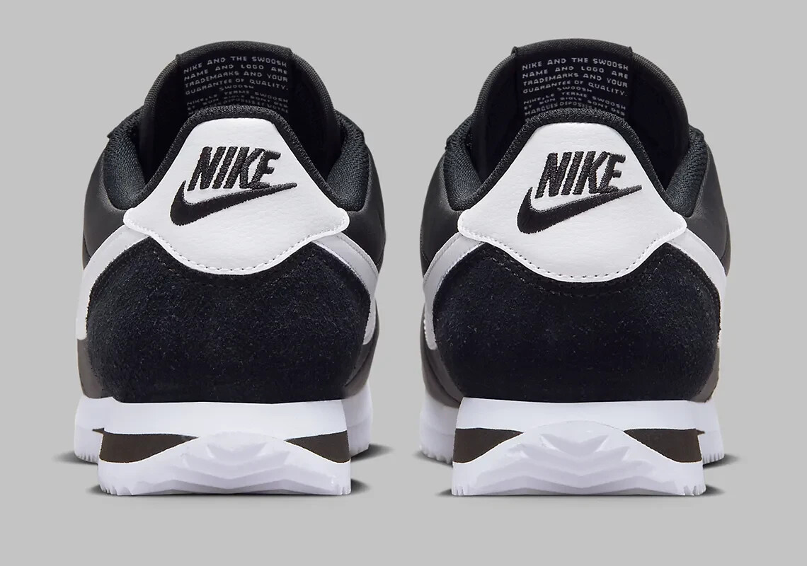 Nike Cortez Shoes Nylon Black White DZ2795-001 Women's Sizes Nike Cortez Shoes Nylon Black White DZ2795-001 Women's Sizes