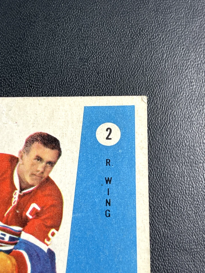Card 1959-60 Parkhurst Maurice Richard #2 Hockey Montreal Canadiens - Image 3 of 4