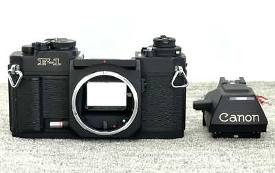 MINT] CANON New F-1 AE Finder FN 35mm SLR Film Camera Black Body