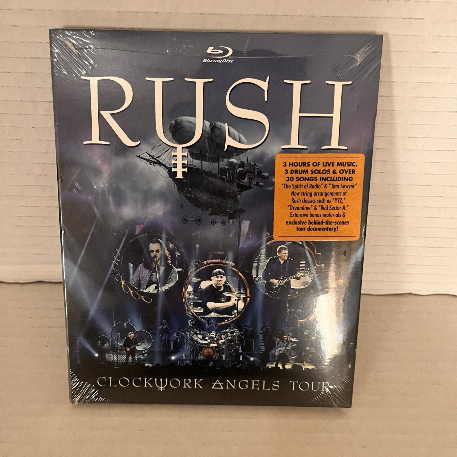 RUSH Clockwork Angels Tour 2013 DVD Brand New Sealed
