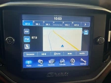GPS/RADIO INFORMATION SCREEN ASSEMBLY 45K 14-17 MASERATI GHIBLI S Q4 3.0L