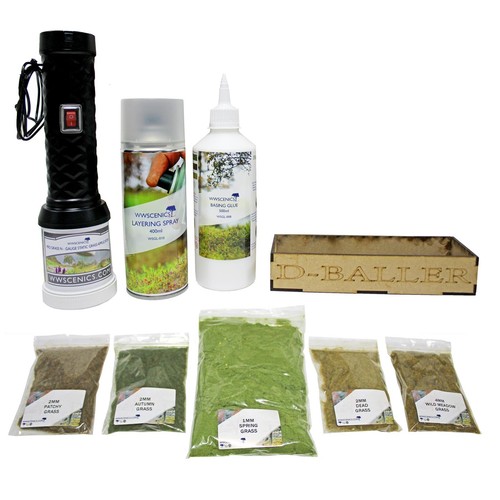 WWS Pro Grass Layering System | N Gauge Starter Kit | Static Grass & Applicator - Picture 8 of 9