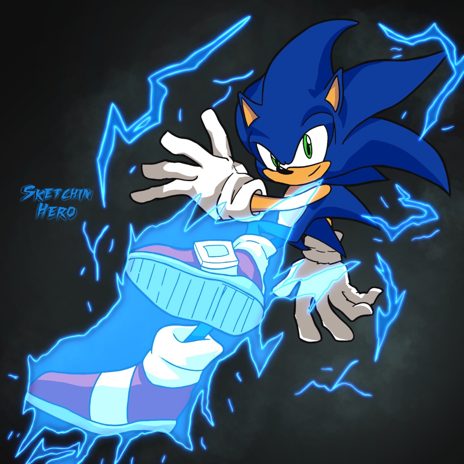 Sonic Fanart Wall Art for Sale