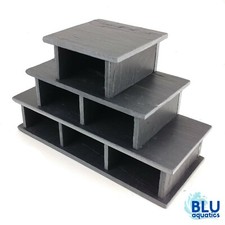 New Natural NATURAL Slate Stone Rock Cave Ornament for Aquarium Fish Tank.