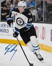 Autographed Winnipeg Jets Logan Stanley 8x10 Photo #2 Original