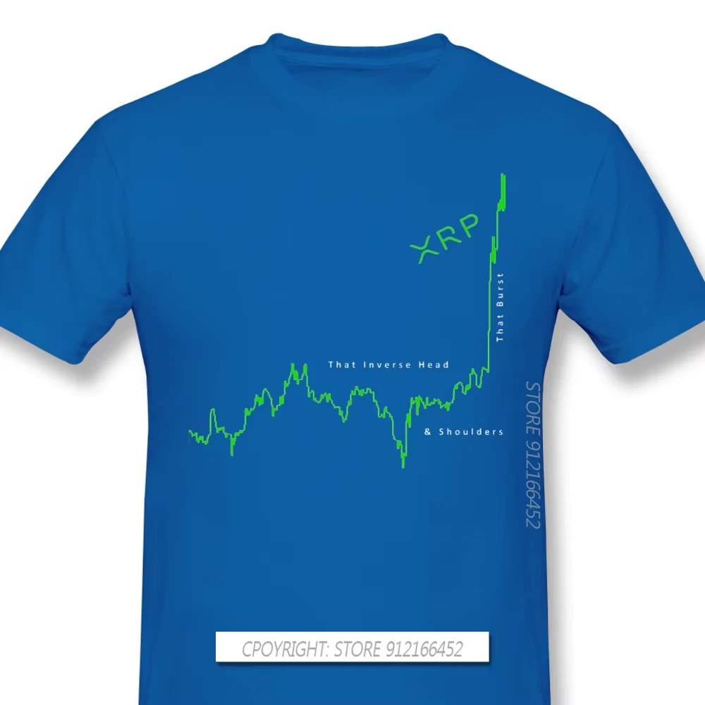 Men XRP Ripple Coin Cryptocurrency Black T-Shirts Inverse H&S Edition Tshirt Pur