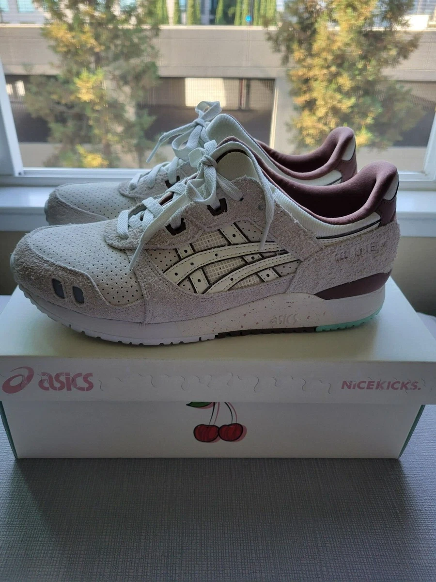 Used Size 9.5 Asics X Nice Kicks Gel Lyte III Spumoni