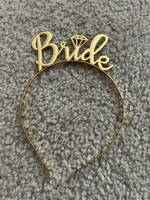 Golden Bridal Tiara