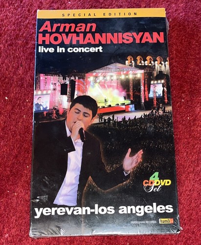 Arman Hovhannisyan Live In Concert CD + DVD Box Set (2012) NEW Sealed! Armenian