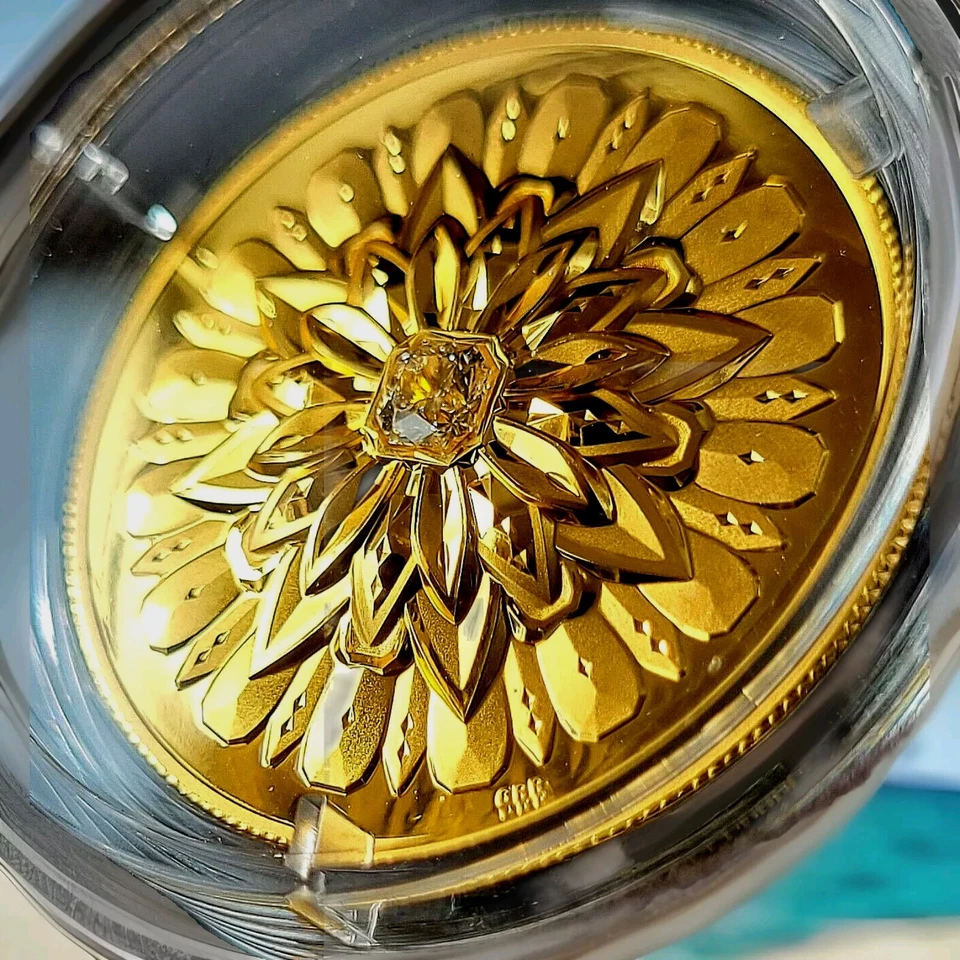 2019 $200 Purely Brilliant Collection:Forevermark BK Label Square-Pure Gold Coin - Image 4 of 4