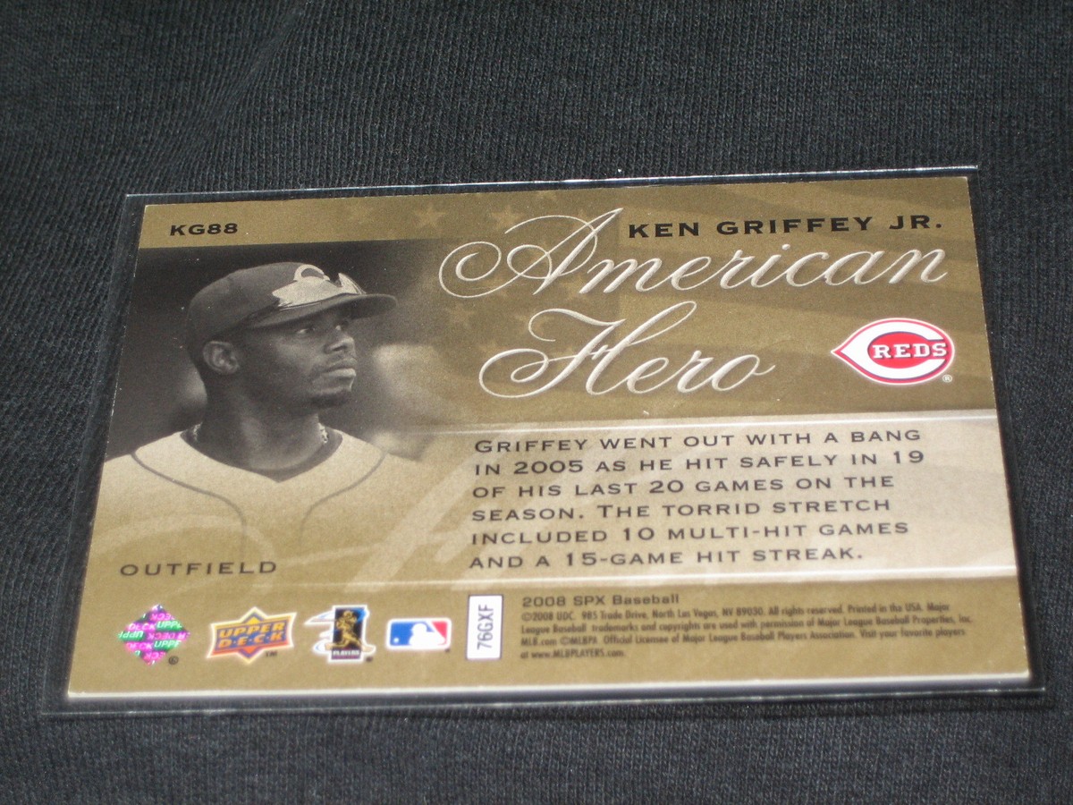 KEN GRIFFEY JR REDS LEGEND GENUINE AUTHENTIC LIMITED EDITION BASEBALL CARD /725 | eBay KEN GRIFFEY JR REDS LEGEND GENUINE AUTHENTIC LIMITED EDITION BASEBALL CARD /725 | eBay