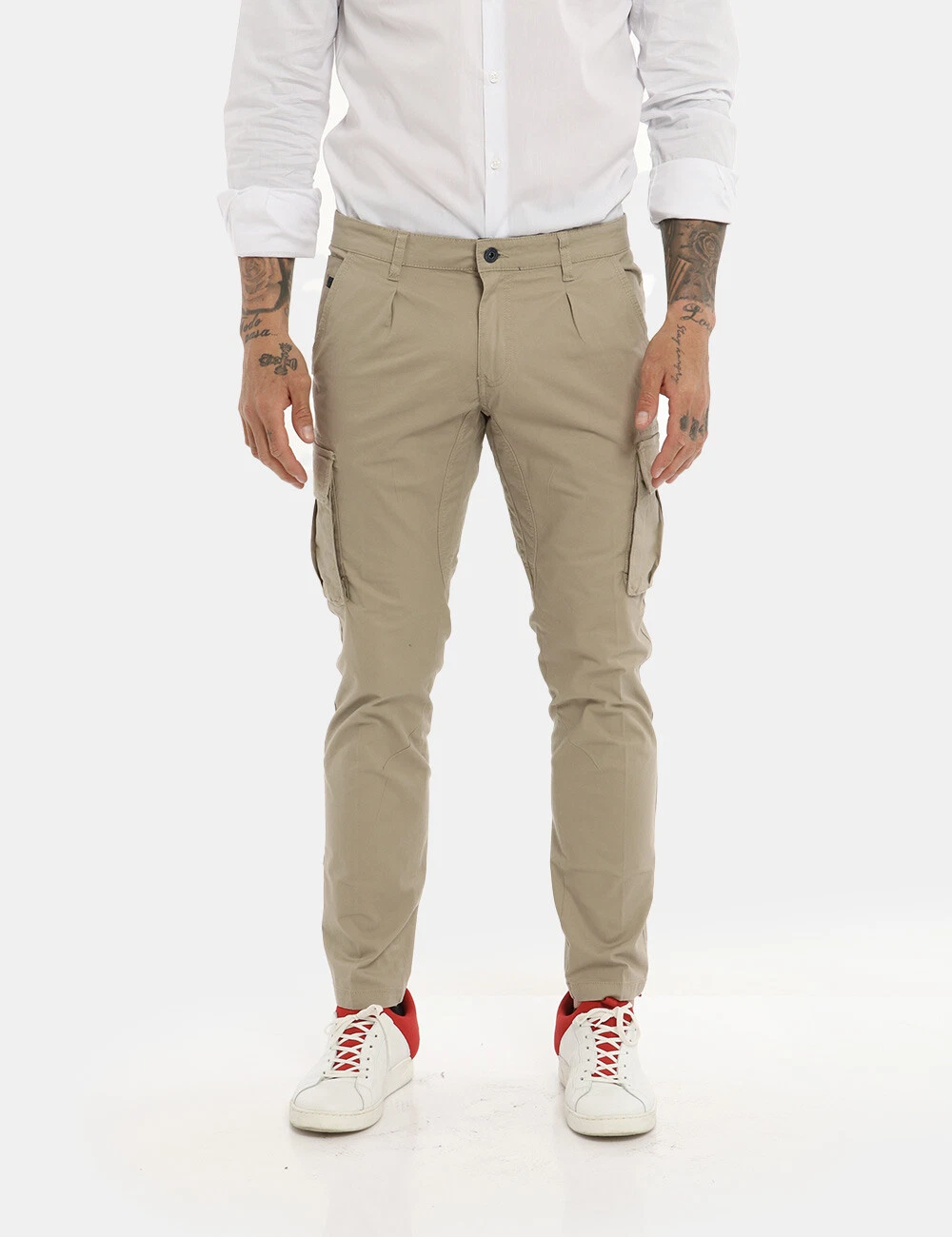 MENS CARGO PANTS YES ZEE P645 FJ00 0315 01 481 COTTON 0222 ORIGINAL PE 2024