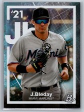 2021 Bowman Platinum Precious Elements Baseball #PE-8 JJ Bleday  Miami Marlins
