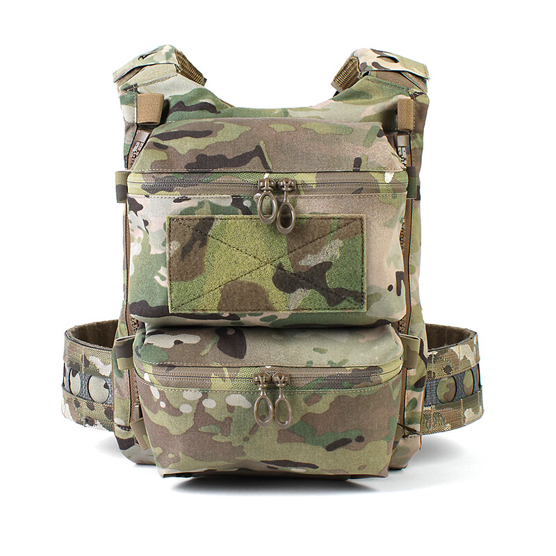 PEW Tactical Zip On Back Panel Pouch Assault FERRO Style For