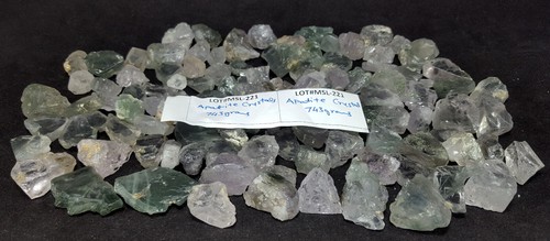 Pietra preziosa curativa grezza cristallo naturale apatite 743 g - Foto 20 di 20