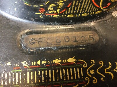 June 1918 Singer Sewing Machine Model 66 Red Eye With Electric