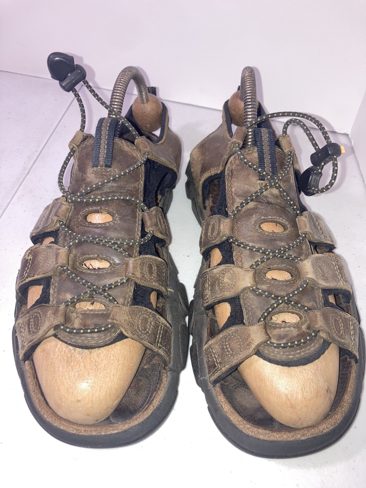 Sandali Keen Newport in pelle marrone US da uomo taglia 10 impermeabili da escursionismo