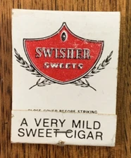 Matchbook Swisher Sweets Cigar #0329