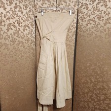 24 HOUR FLASH SALE! Free People Vintage Ivory Strapless Dress Size 8
