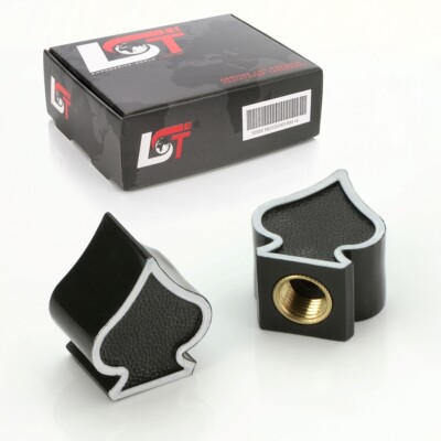 2x VENTILKAPPE REIFENVENTIL VENTIL KAPPE PIK SCHWARZ FÜR PKW LKW MOTORRAD QUAD