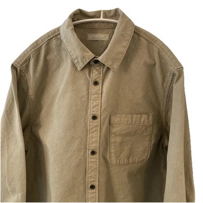 Everlane Heavyweight Work Over Shirt Cotton Button Down Men XXL Outdoor Rugged