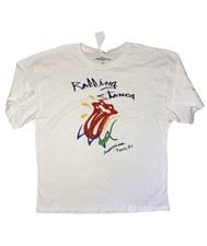 THE ROLLING STONES American Tour 1981 T-Shirt White Size Small NWT 👕