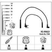 ZüNdleitungssatz FüR Renault 19 B L53 1.4 88 Bis 95 NGK E6J700 QualitäT
