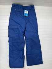 Columbia Kids Blue Bugaboo III Insulated Ski Pants Snow Girls Boys Medium NEW