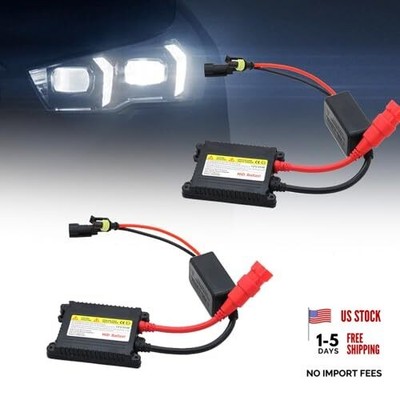 2PCS DC 12V 35W Ultrathin HID Ballast, Ultra Slim Xenon Headlight Stabilizer 