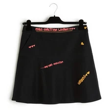 Christian Lacroix Skirt FR40 Skirt Black Wool Script