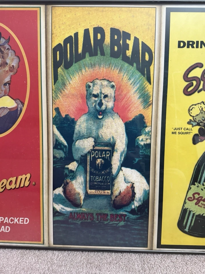 Letrero de chorro de papel "Just Call Me Squirt" Polar Bear Tobacco "Alcance para Sunbeam Foto 3 de 4