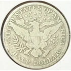 1908-D Barber Half Dollar US Silver Coin Denver Mint S040