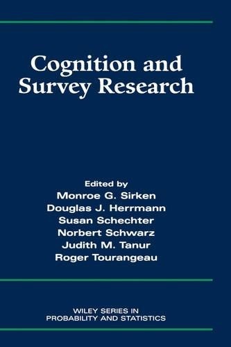 Cognition and Survey Research by Monroe G. Sirken, Douglas J.... - 9780471241386