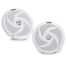 6.5 Inch Waterproof Marine Speakers Low Profile Weather Resistant Pair 240W