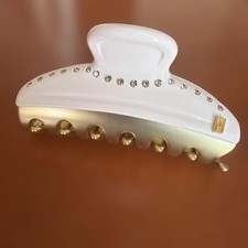 Alexandre de Paris Vendome Hair Clip M Pink S...